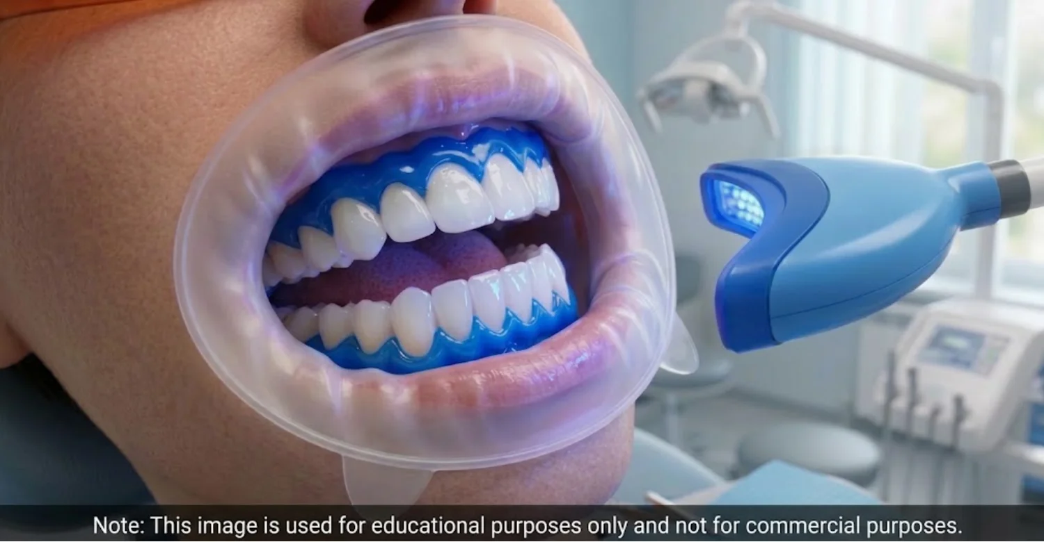 how does teeth whitening work process results safety 2